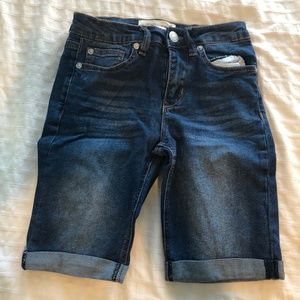 Denim shorts